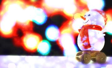 FX №267462 Wonderscape Snowman Winter Wishes
