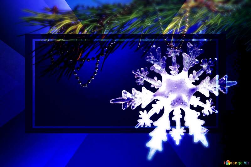 Arctic Affection: Snowflake Winter Wishes Background №2393