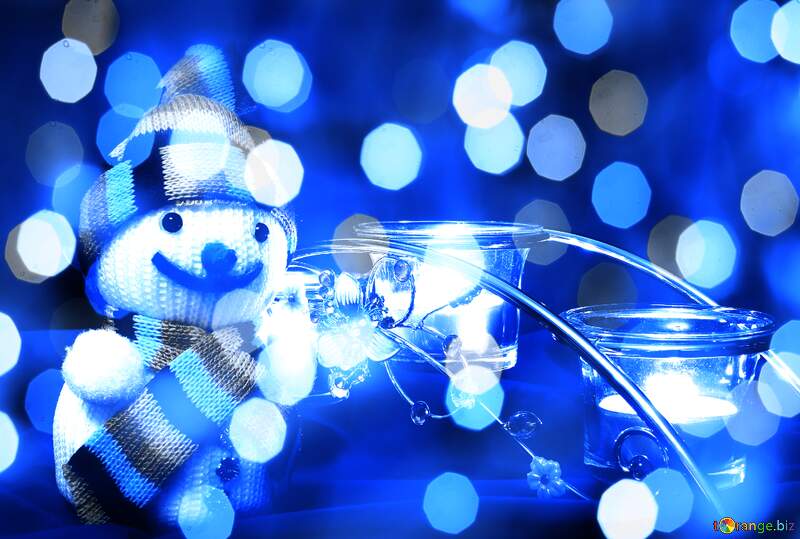 Arctic Affection: Snowman Winter Wishes Background №15972