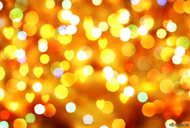 Captivating Bokeh Lights - Warm Gold and Colorful Glow for Festive Ambiance №24619