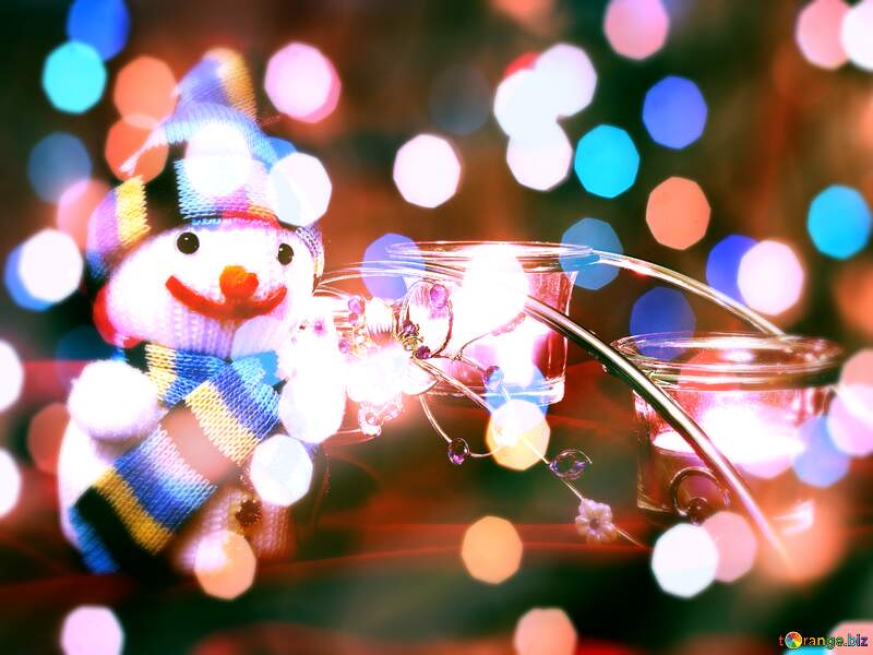 Festive Snowman Dreams: Snowman Wishes Background Joy №15972