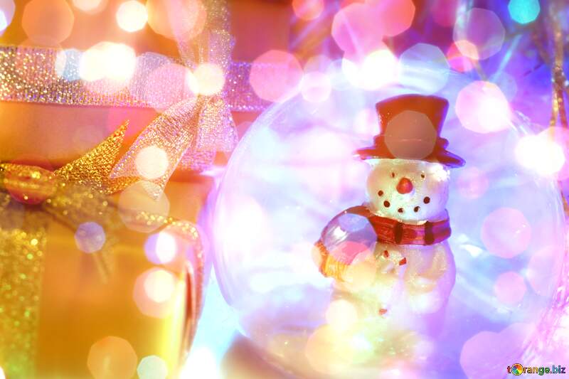 Frosty Greetings Galore: A Winter Wishes Snowman Background №6557