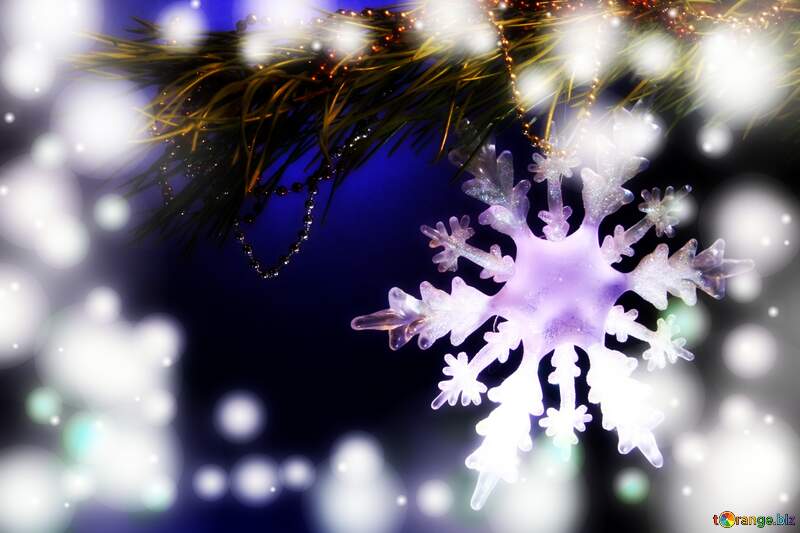 Frosty Winter Greetings Galore: Snowflake Winter Background №2393