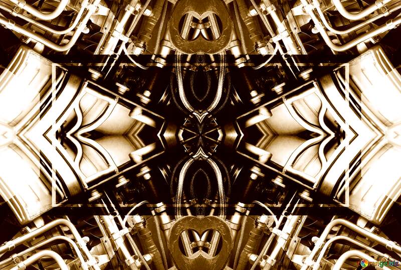 Intricate Symmetry of Industrial Aesthetics: A Kaleidoscopic Journey №26250