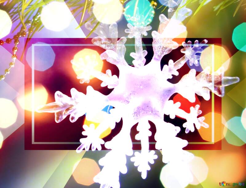Snowflake Blizzard Bliss: Winter Wishes Background template №2393