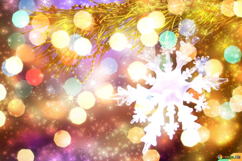 Snowflake Serenade: A Winter Wishes Background Delight №2393