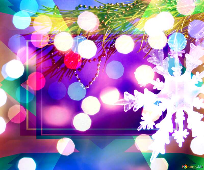 Snowflake Symphony: A Winter Wishes Snowflake Background №2393