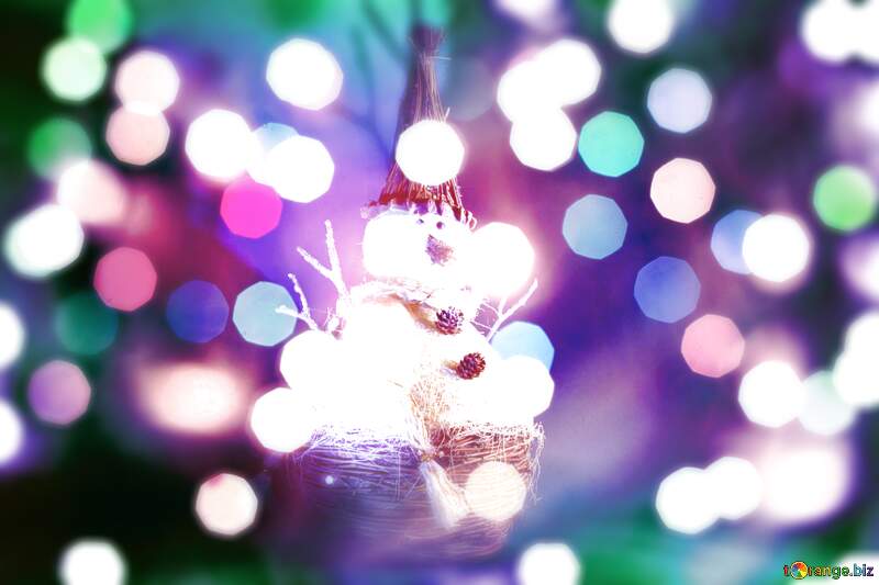 Snowman Serenade: A Winter Wishes Background Bliss №2368