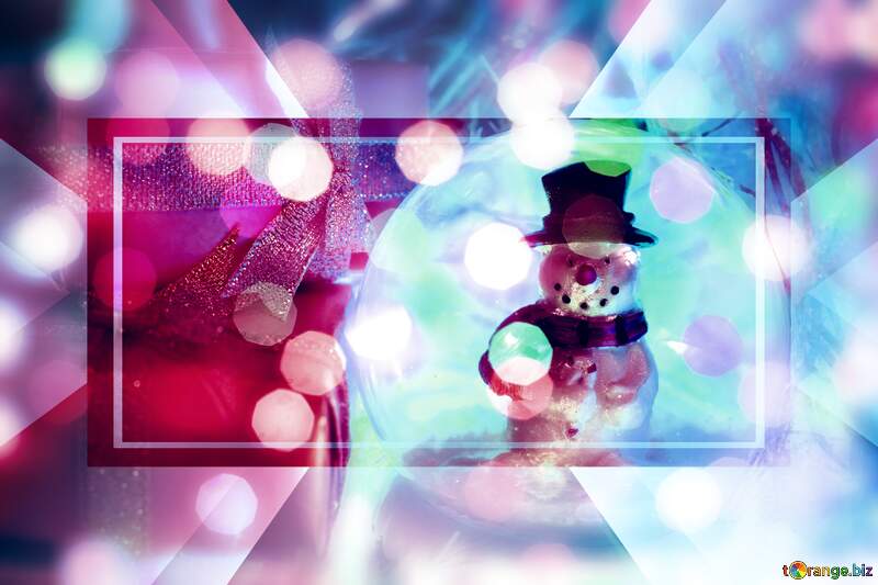 Snowman Serenade: Winter Wishes Background Delight №6557