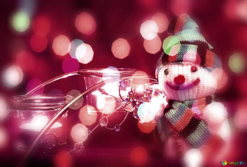 Snowman Symphony: A Winter Wishes Snowman Background №15972