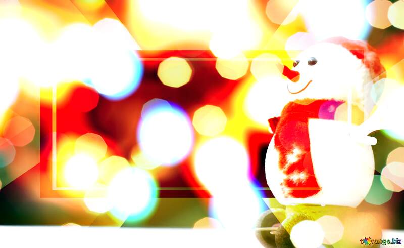 Snowman Wishes Background Bliss template №48080