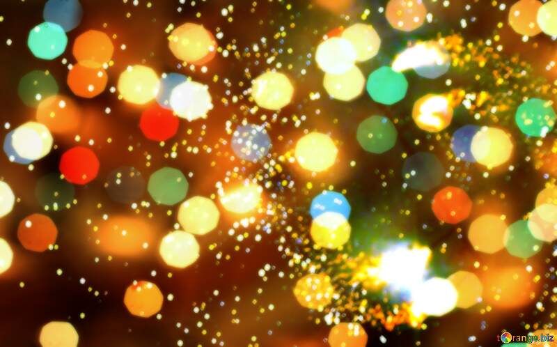 Stellar Cascade: A Holiday Fireworks Background Extravaganza №41342