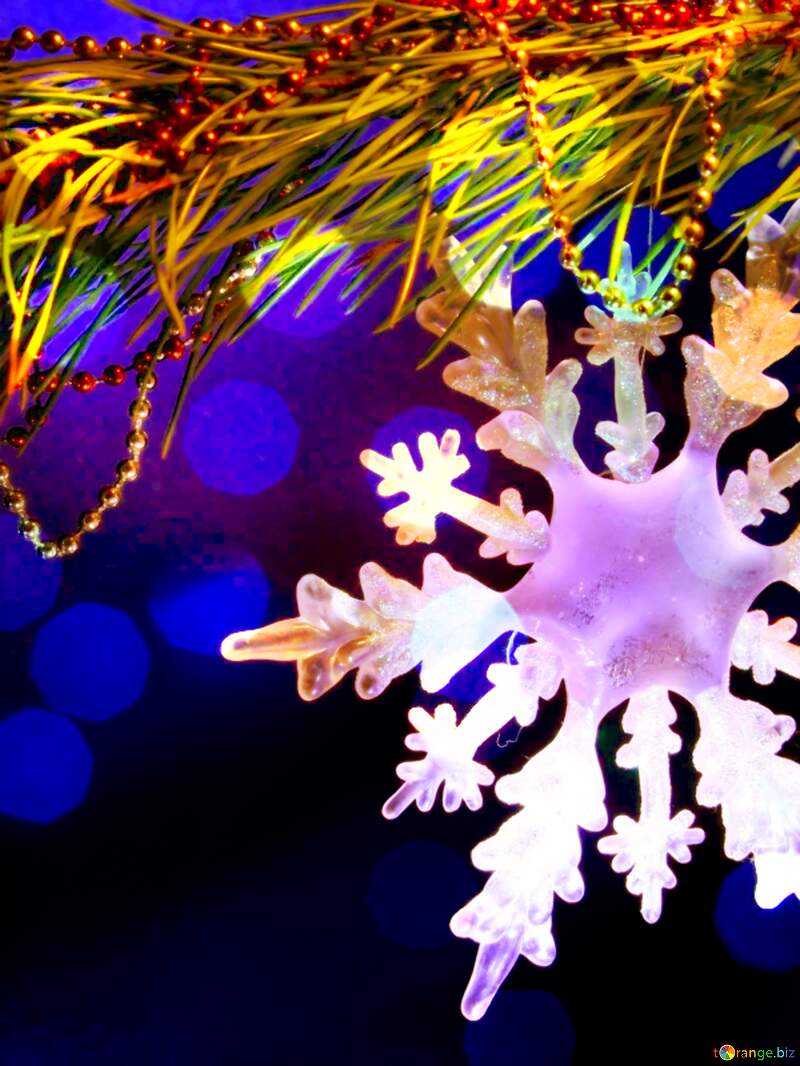 Winter Whirlwind: A Snowflake Wishes Background №2393