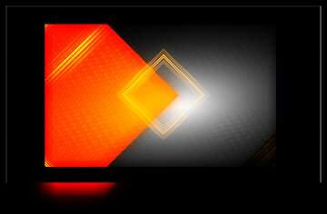 FX №268411 Dynamic Abstract Composition with Bold Geometric Shapes and Vibrant Colors