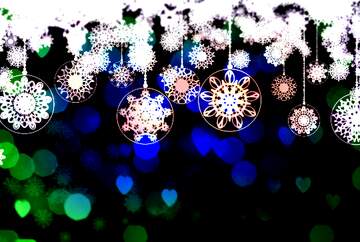 FX №268269 Enchanting Snowflakes: A Captivating Winter Wonderland Display