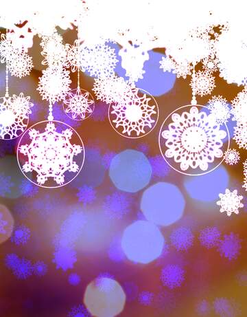 FX №268066 Magical Snowflakes: A Whimsical Winter Wonderland Background