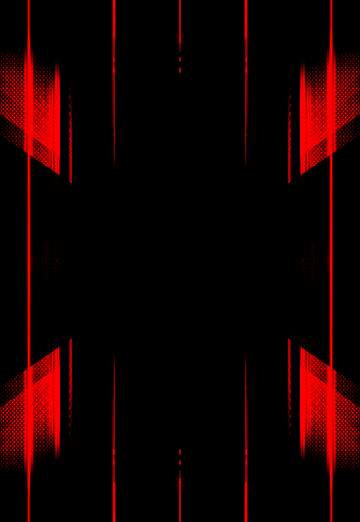 FX №268815 Striking Red and Black Abstract Art with Geometric Lines