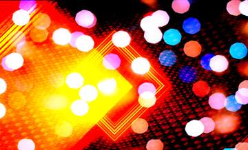 FX №268905 Vibrant Abstract Lights: A Dazzling Colorful Display of Bokeh and Patterns