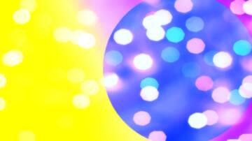 FX №268913 Vibrant Bokeh Fusion: A Colorful Harmony of Yellow and Blue