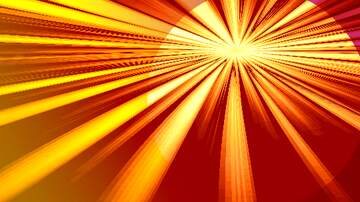 FX №268918 Vibrant Golden Rays Burst - Dynamic Abstract Artwork