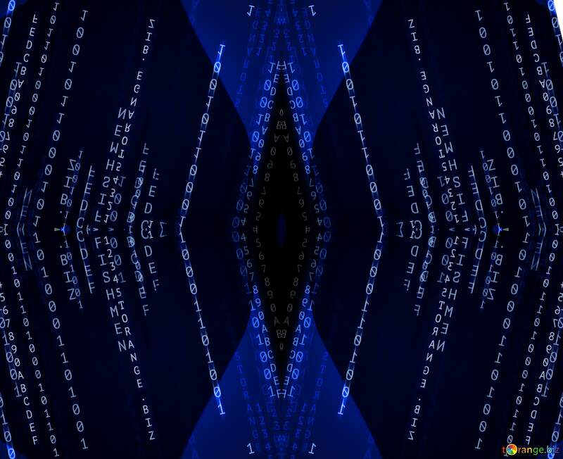 Digital Matrix Patterns: Exploring the Depths of Binary Art №49671