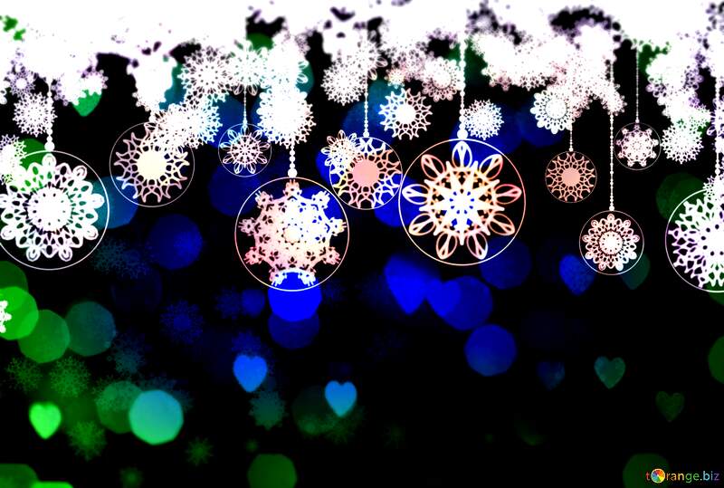 Enchanting Snowflakes: A Captivating Winter Wonderland Display №40711