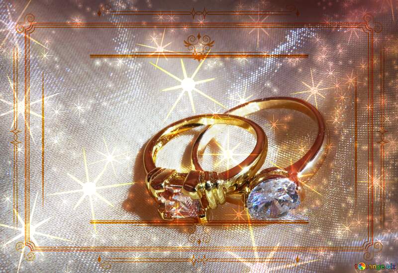 Exquisite Gold Rings with Sparkling Gems - Perfect for Luxury Jewelry Enthusiasts №18236