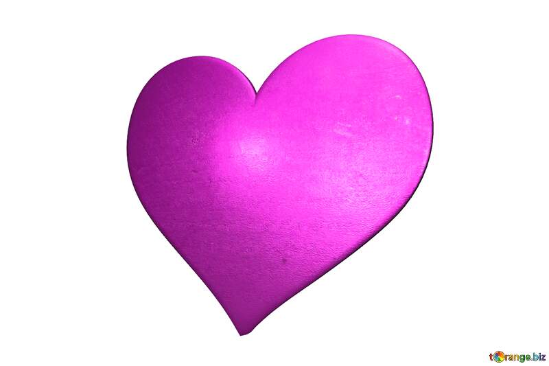 Vibrant Pink Heart: A Symbol of Love and Passion in Art №56250