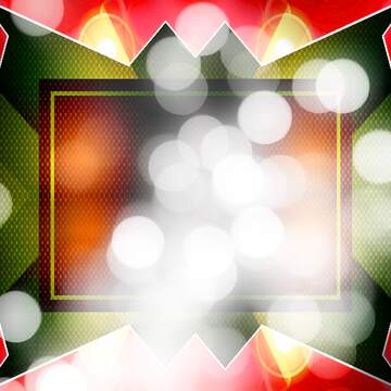 FX №269180 Vibrant Abstract Design with Bokeh Effects and Bold Colors