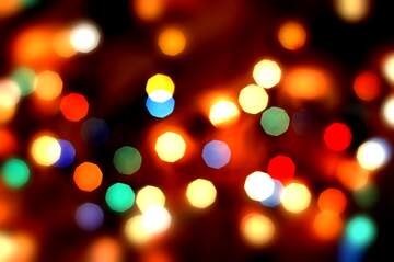 FX №269211 Vibrant Bokeh Lights Capturing the Essence of Festivity and Joy