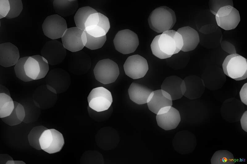 Stunning Black and White Bokeh Effect: Ethereal Light Play №24618