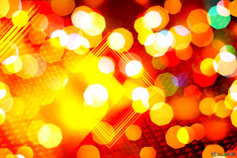Vibrant Colorful Bokeh Lights for Festive Atmosphere №24618