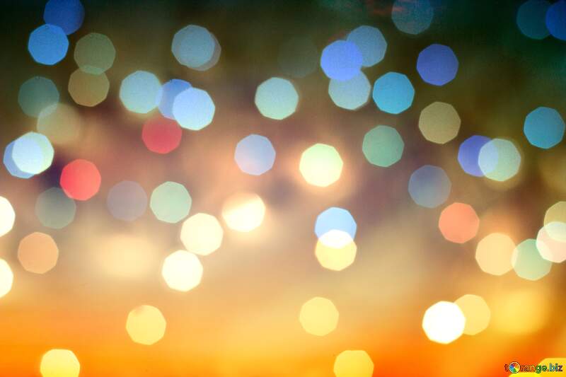 Colorful Bokeh Lights Background for Artistic Inspiration and Design №16062
