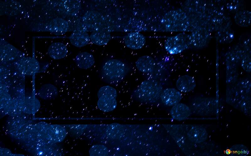 Stunning Blue Galaxy Abstract - Cosmic Sparkling Background for Design №44713