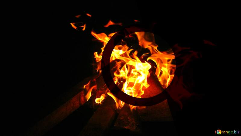 Vibrant Flames and Bold Colors: A Modern Fire Art Composition №54827