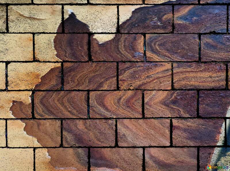 Abstract Wall Art: Intricate Textures and Colors in Brickwork №5320