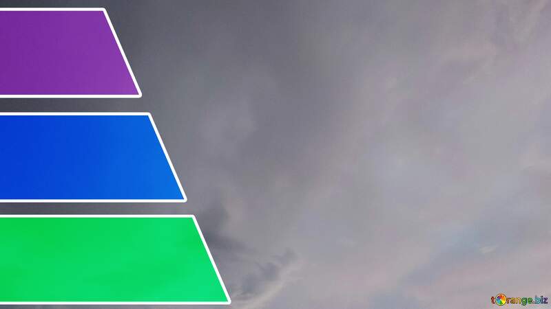 Dynamic Color Blocks Highlighting Stormy Sky №54798