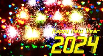 FX №29850 background 2024 new year card