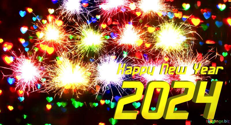 background 2024 new year card №25591