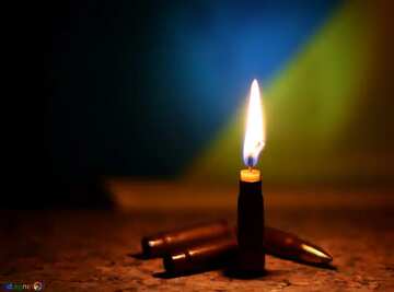 FX №36640 Candle Ukraine war
