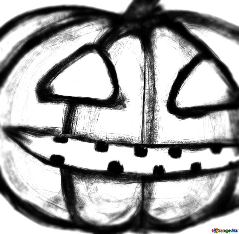 Halloween Pumpkin clipart blur frame fragment №40582