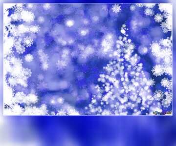 FX №38053 Blue Christmas Card Background 