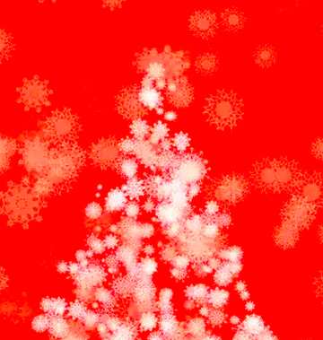 FX №38002 Christmas tree red card