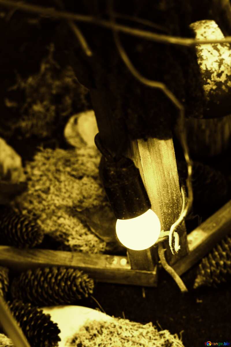 light bulbs blur  background №46937