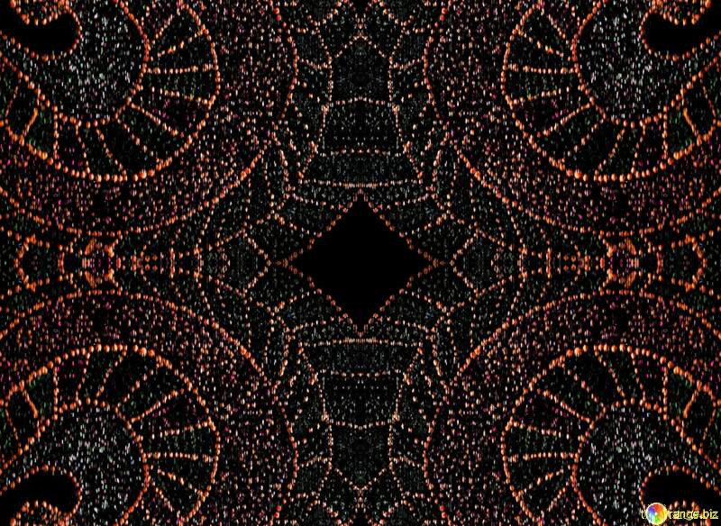 Dotted draw  pattern dark №48243