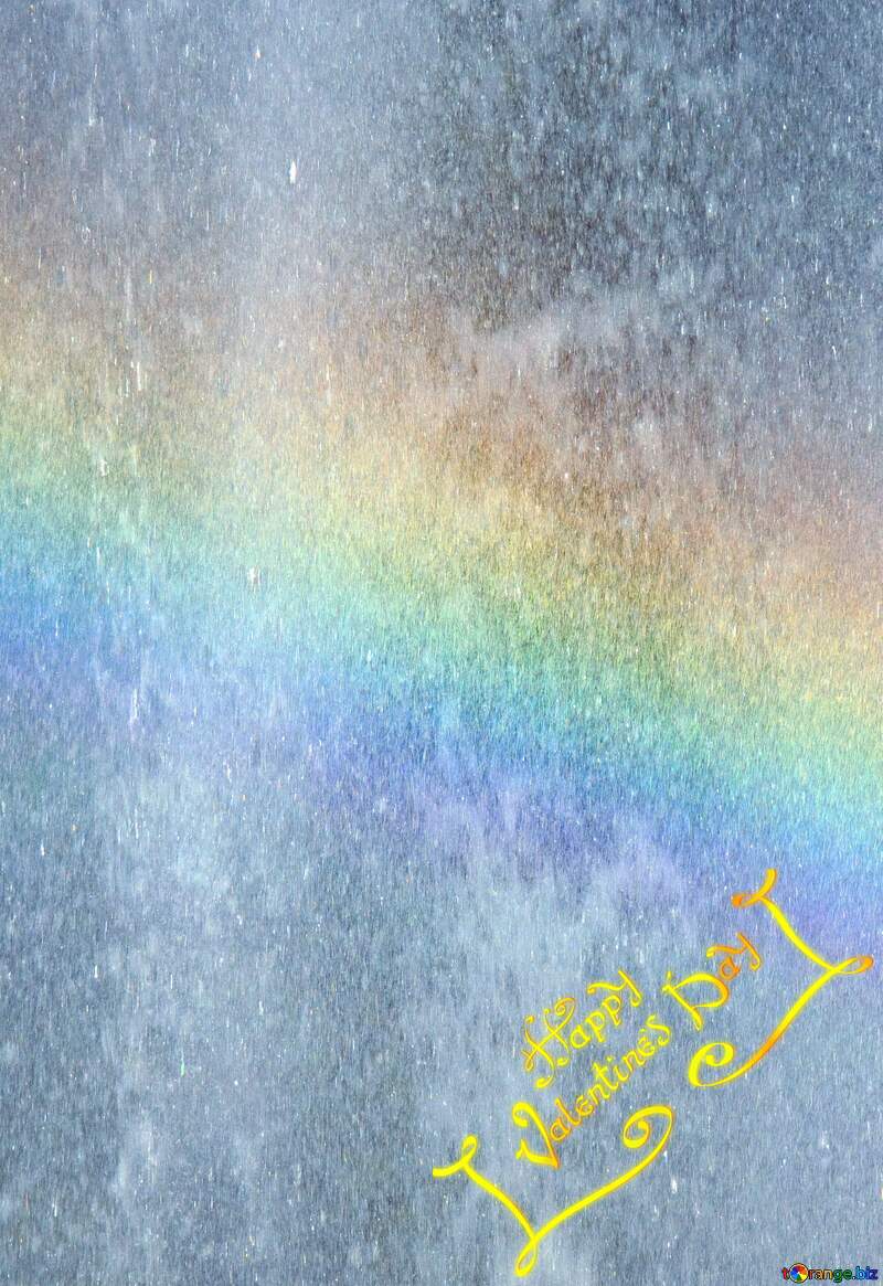 Rainbow spray №5698