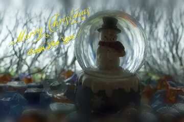 FX №44357 Snowman   ball Christmas