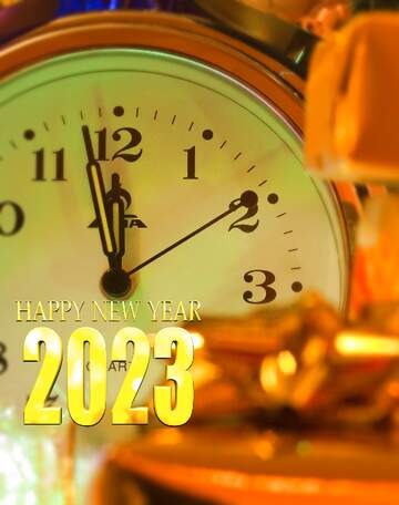 FX №44194 часы поздравления с новым годом