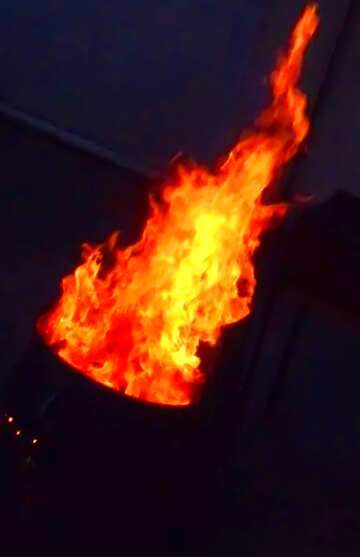 FX №46759 A fire in barrel dark template