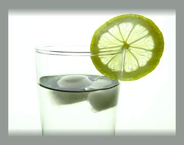 FX №47326 limón, lemmon, limonada, vaso, hielos, agua water